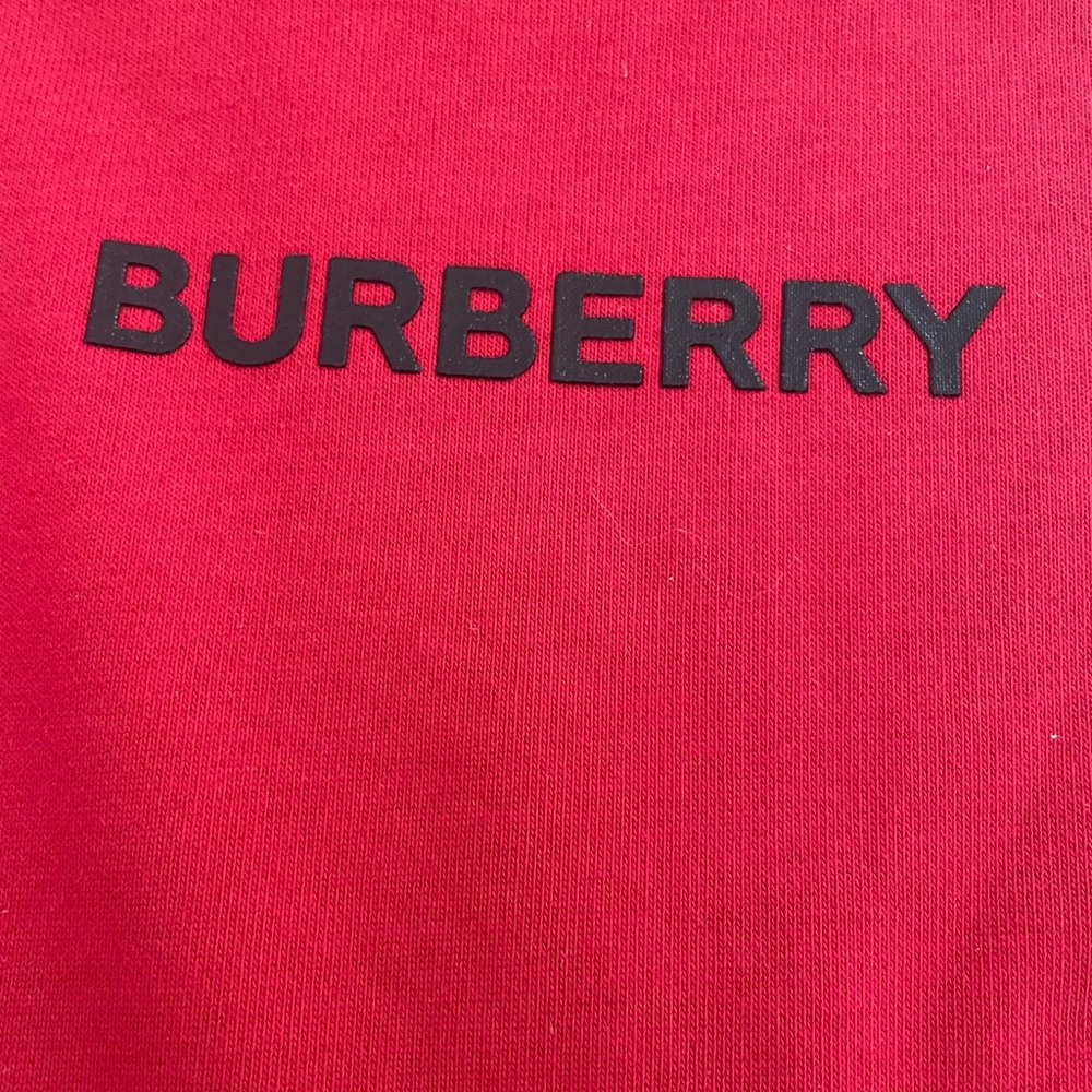New with Tags. Mens Burberry Red Crewneck Pullover Size 2XL. - Picture 2 of 11